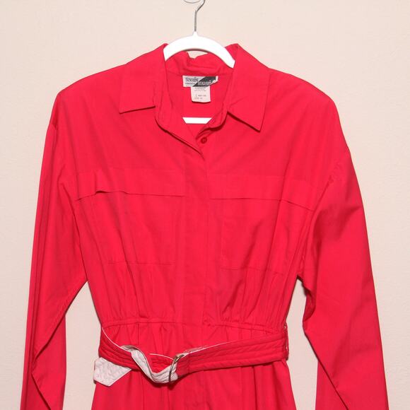 Vintage 80s Sunshine Starshine Flared Hem Dress Size 12 - Picture 2 of 9